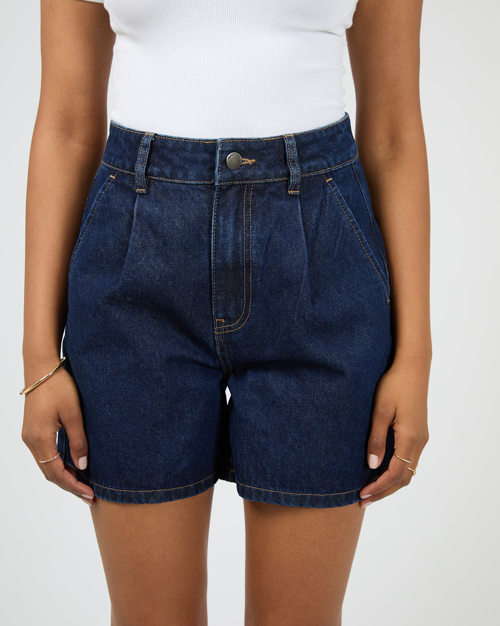 Stevie Denim Short Indigo - Image 5