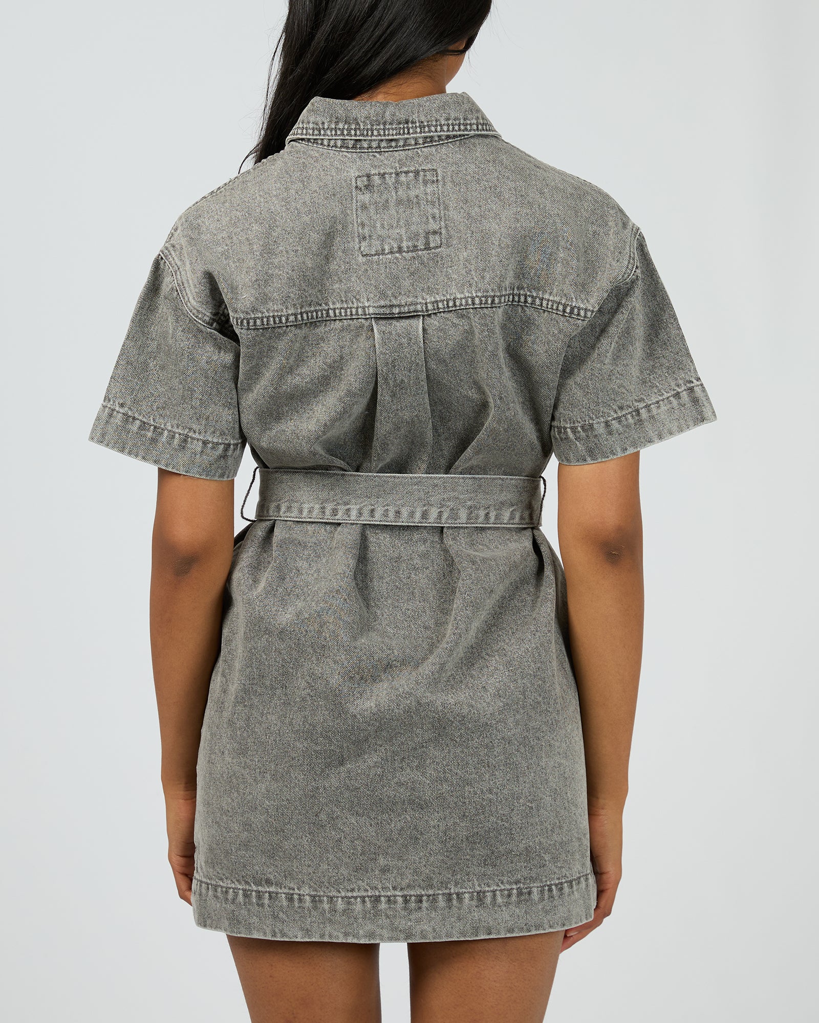 Sunny Denim Dress Ash - Image 3