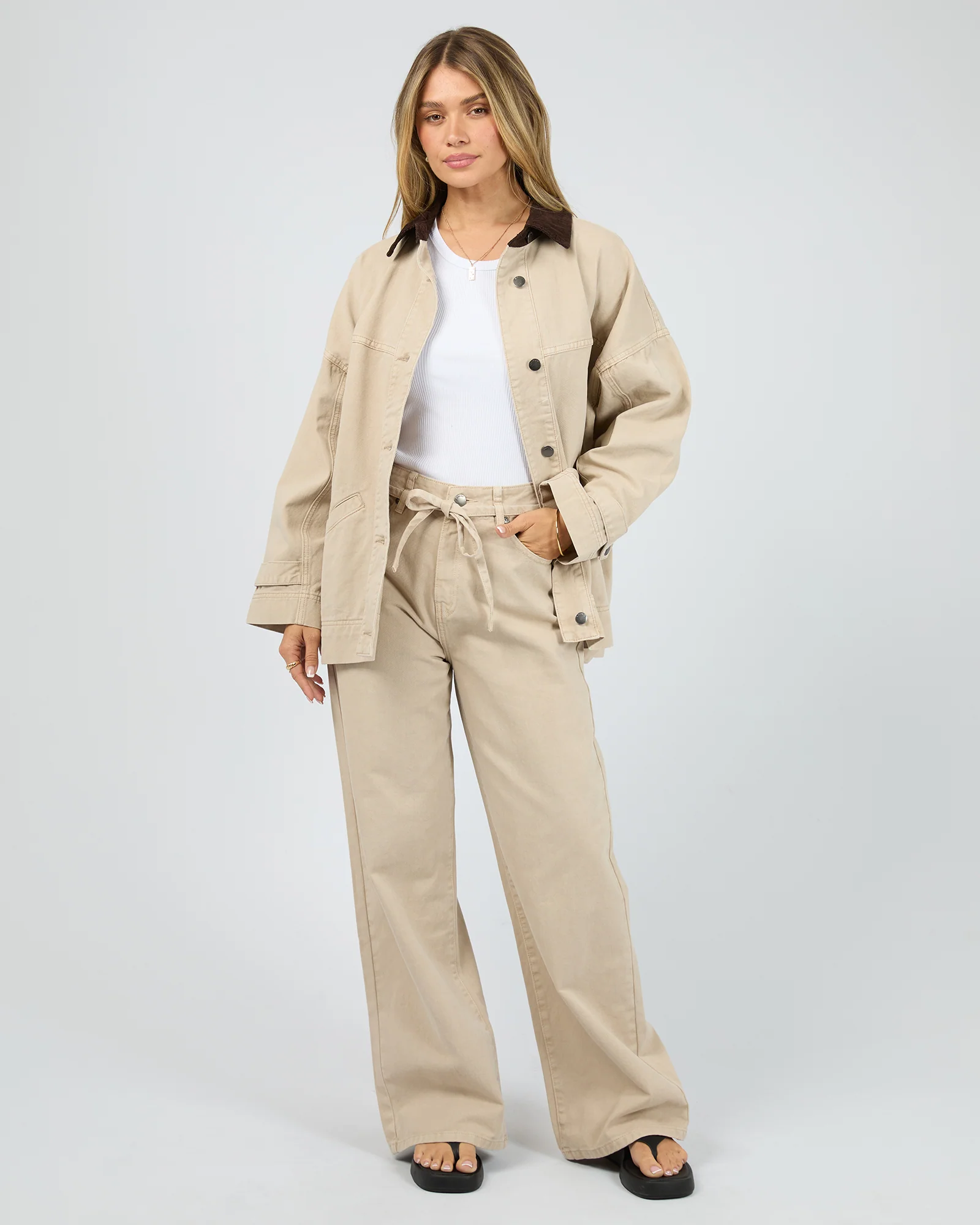 Tommy Jacket Beige - Image 3