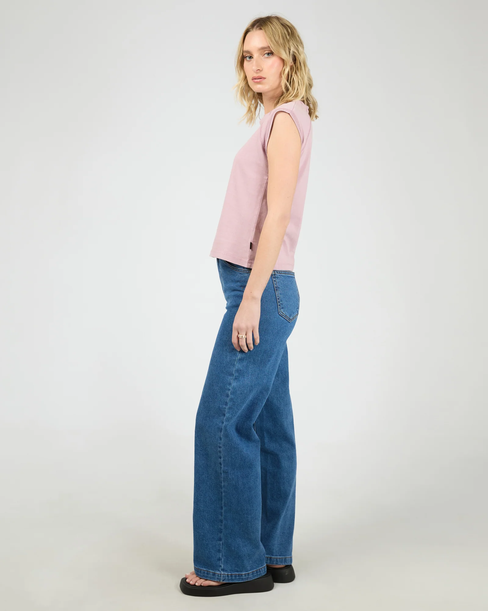 Washed Raglan Tee Quartz Pink - Image 6