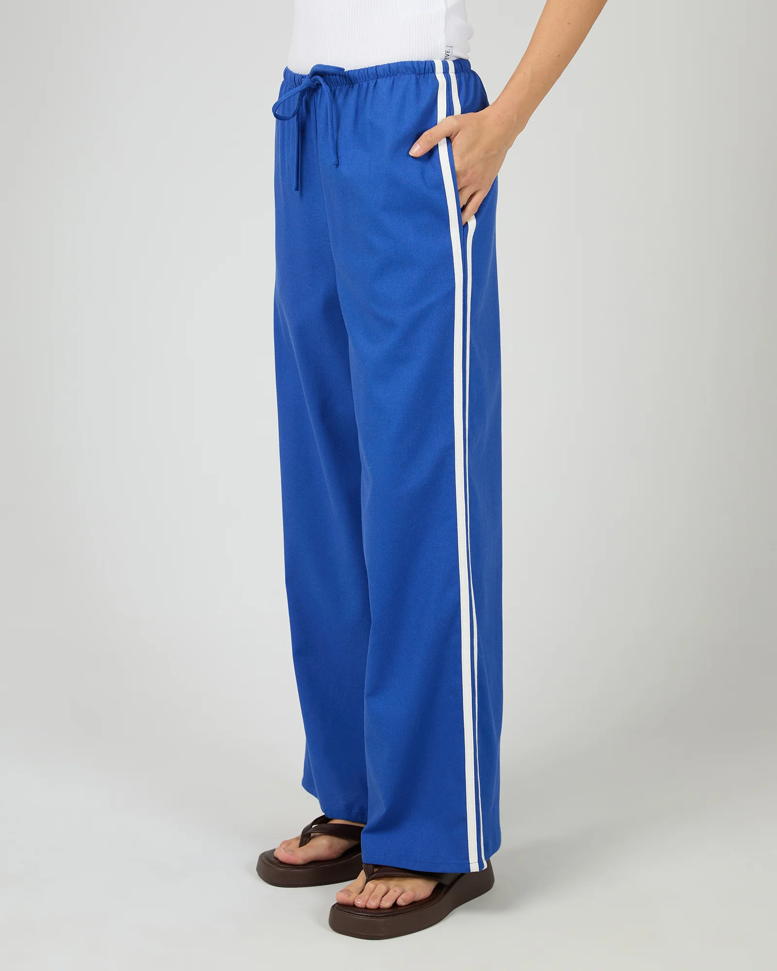 West Coast Stripe Pant Blue - Image 4